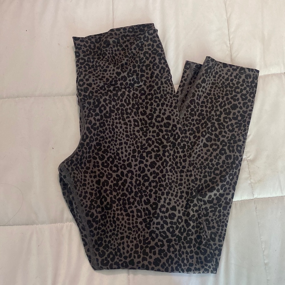 Leopard Front-cross Leggings